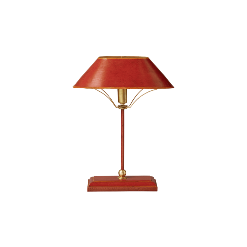 this is an image of a red lamp