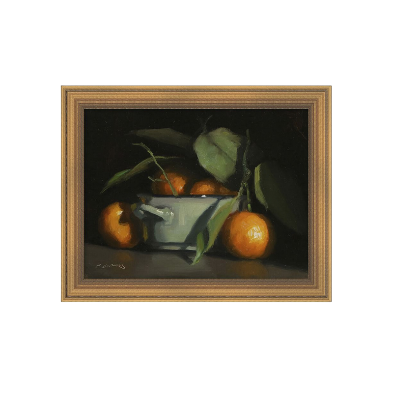 Oranges and Fruit Bowl Still Life - Ajiri
