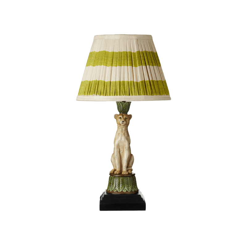 this is an image of a leopard lamp