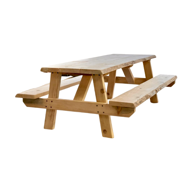 this is an image of a picnic table