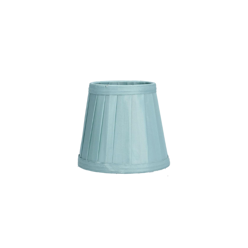 this is an image of a blue lampshade