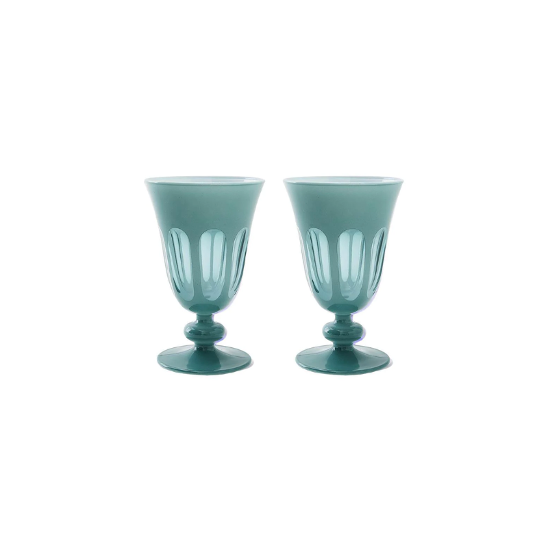 this is an image of a set of glassware