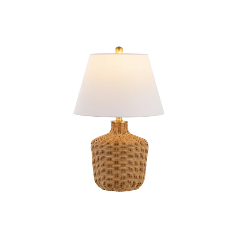 this is an image of a rattan lamp