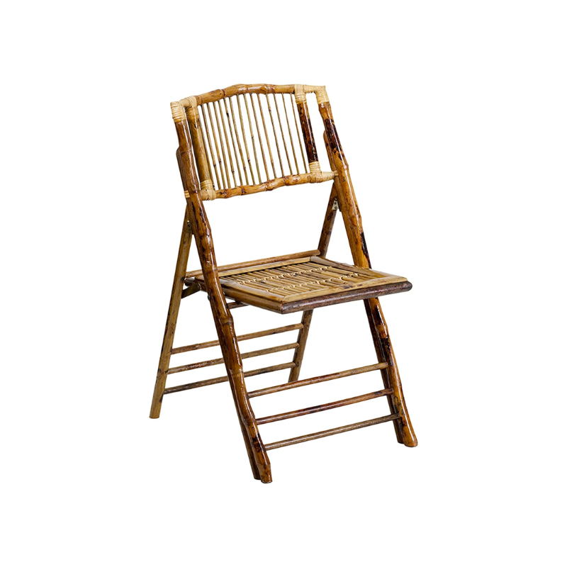 this is an image of a bamboo chair
