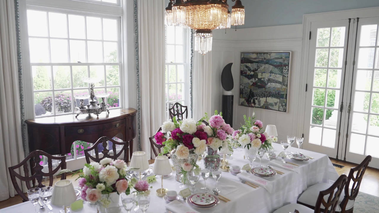 dining room of truitt house