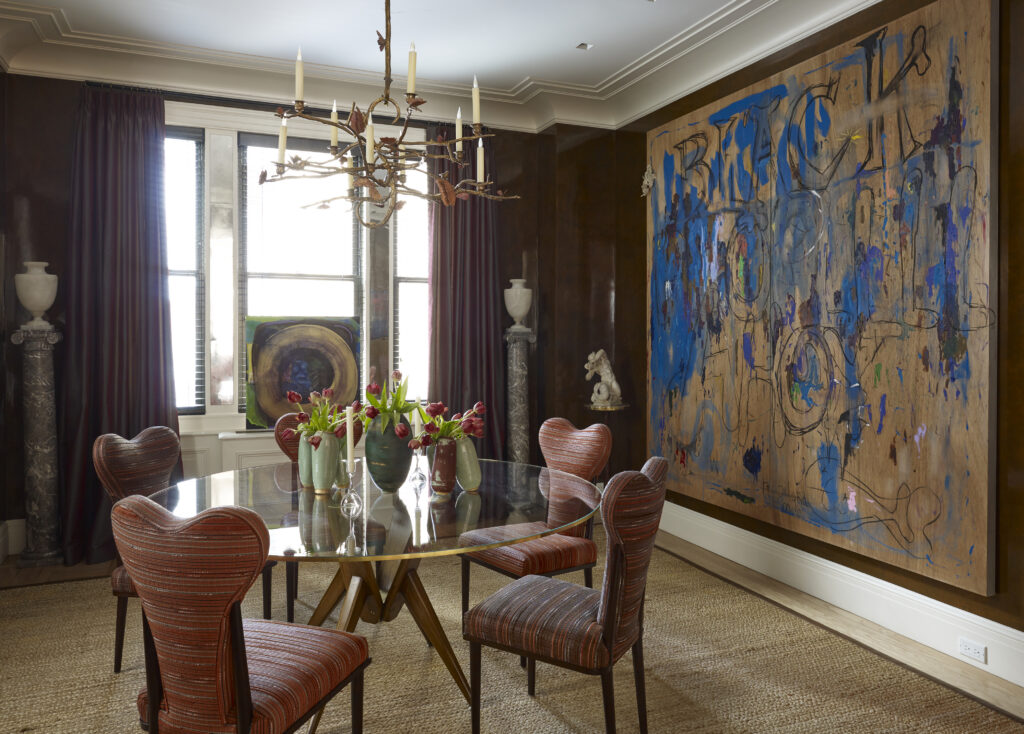 how to display your art at home with big pieces