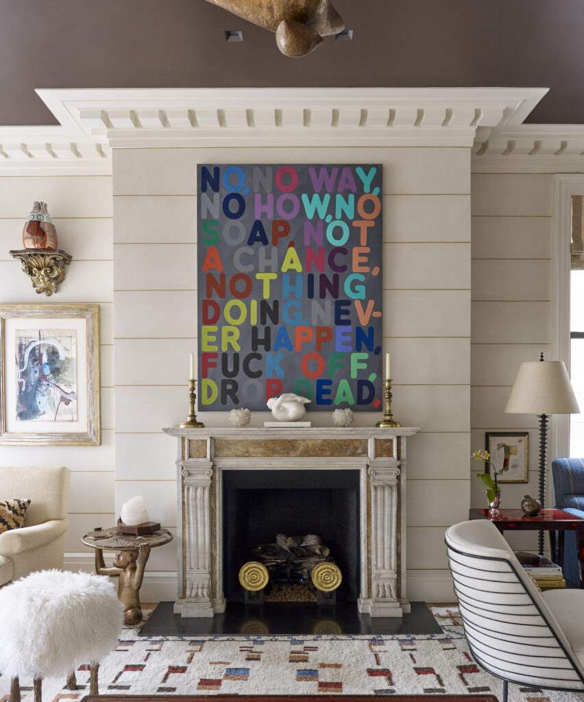 how to display your art at home that starts conversations